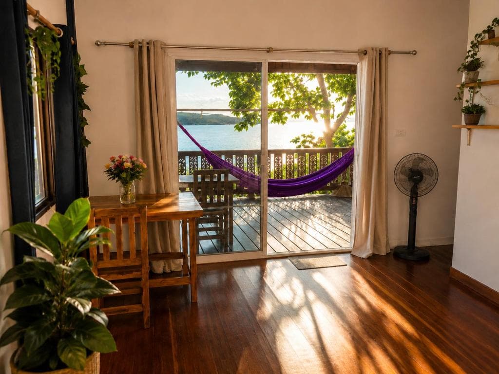 Deluxe Double Room with Side Sea View — Secret Place Koh Phangan